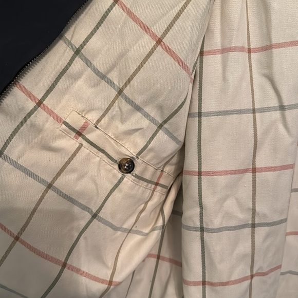 Loro Piana Navy Horsey Jacket w Mahogany Leather Collar L NWOT - Picture 7 of 13